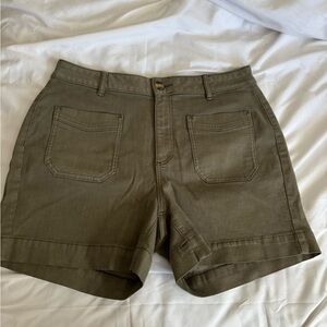 Green Shorts Simply Vera Wang